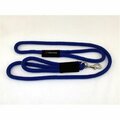 Soft Lines 2 Handled Sidewalk Safety Dog Snap Leash 0.5 In. Diameter By 6 Ft. - Royal Blue SO456456
